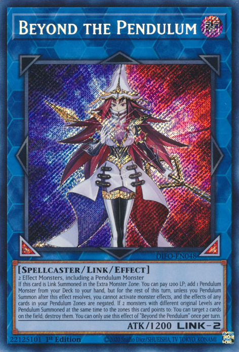 Beyond the Pendulum [DIFO-EN048] Secret Rare | Good Games Adelaide SA