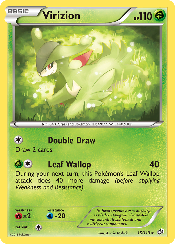Virizion (15/113) [Black & White: Legendary Treasures] | Good Games Adelaide SA