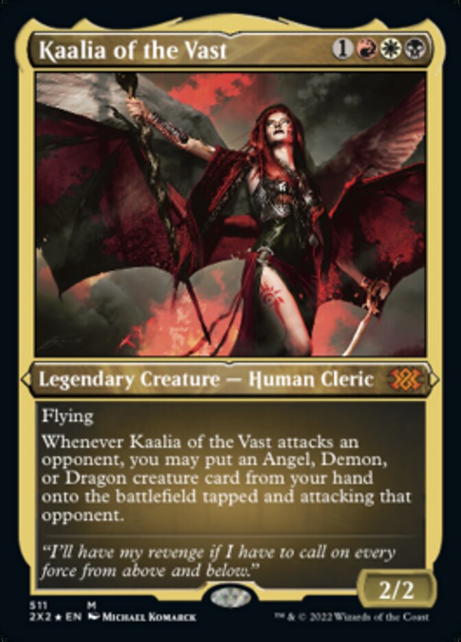 Kaalia of the Vast (Foil Etched) [Double Masters 2022] | Good Games Adelaide SA
