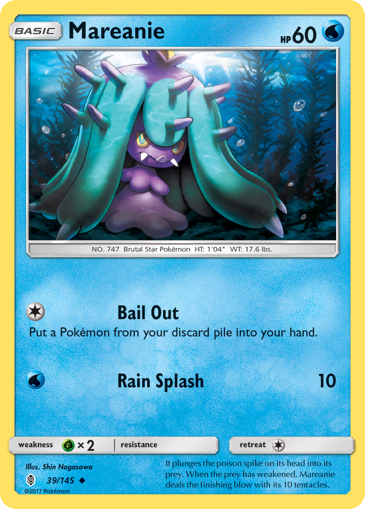 Mareanie (39/145) [Sun & Moon: Guardians Rising] | Good Games Adelaide SA