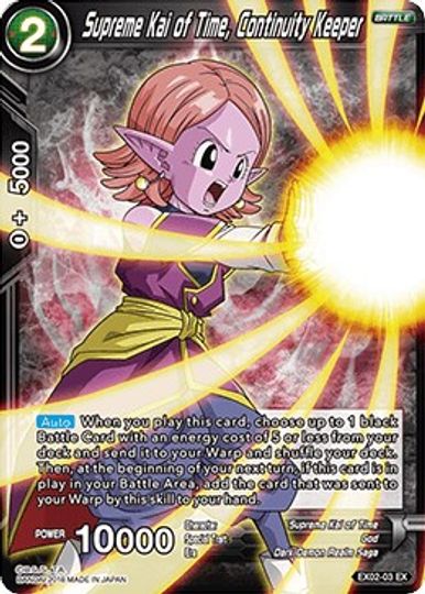 Supreme Kai of Time, Continuity Keeper (EX02-03) [Dark Demon's Villains] | Good Games Adelaide SA