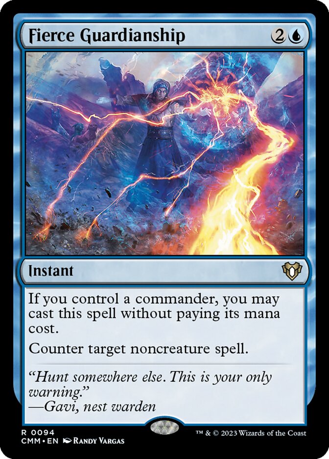 Fierce Guardianship 94 (Commander Masters)  - Foil | Good Games Adelaide SA