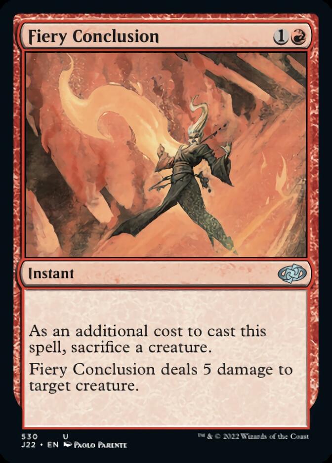 Fiery Conclusion [Jumpstart 2022] | Good Games Adelaide SA