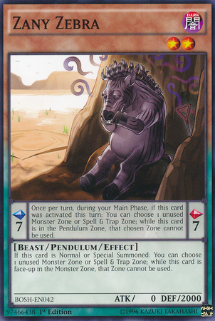 Zany Zebra [BOSH-EN042] Common | Good Games Adelaide SA