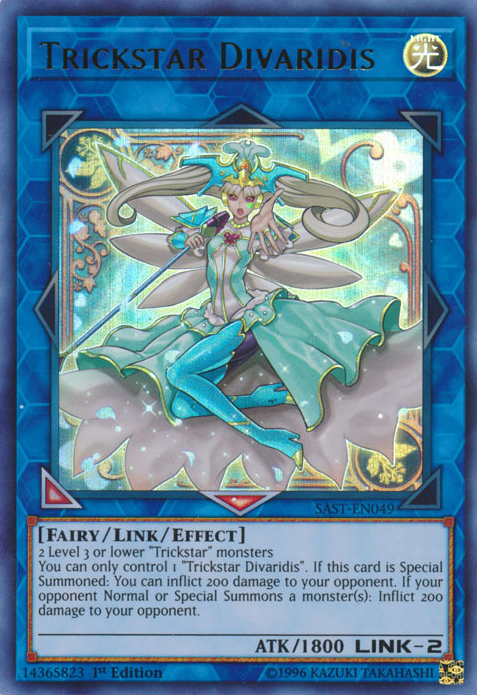 Trickstar Divaridis [SAST-EN049] Ultra Rare | Good Games Adelaide SA