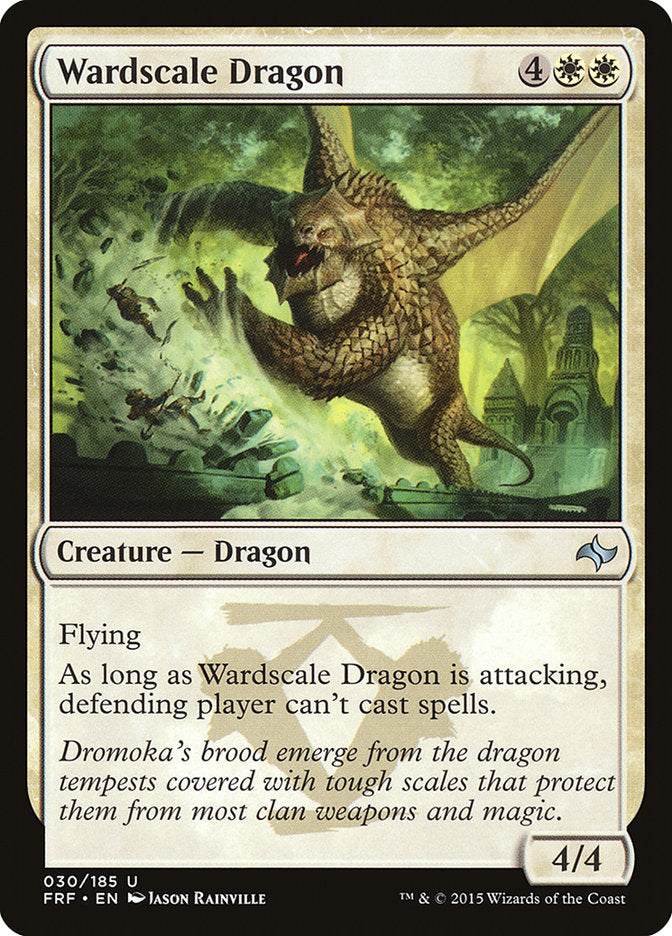 Wardscale Dragon 30 (Fate Reforged)  - Foil | Good Games Adelaide SA