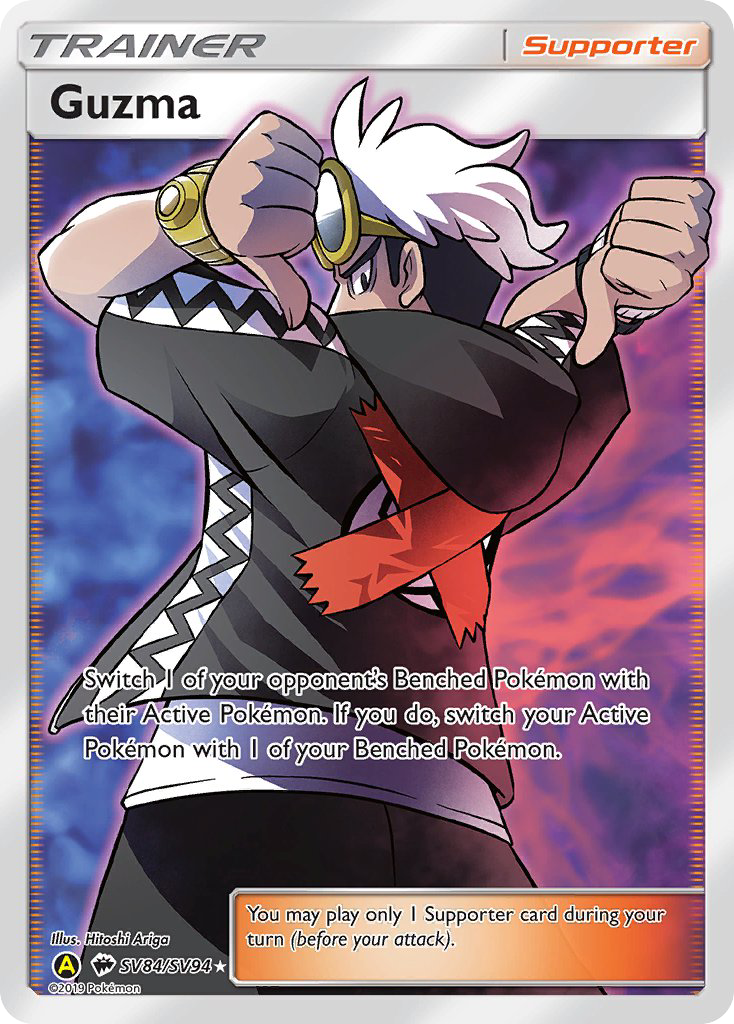 Guzma (SV84/SV94) [Sun & Moon: Hidden Fates - Shiny Vault] | Good Games Adelaide SA