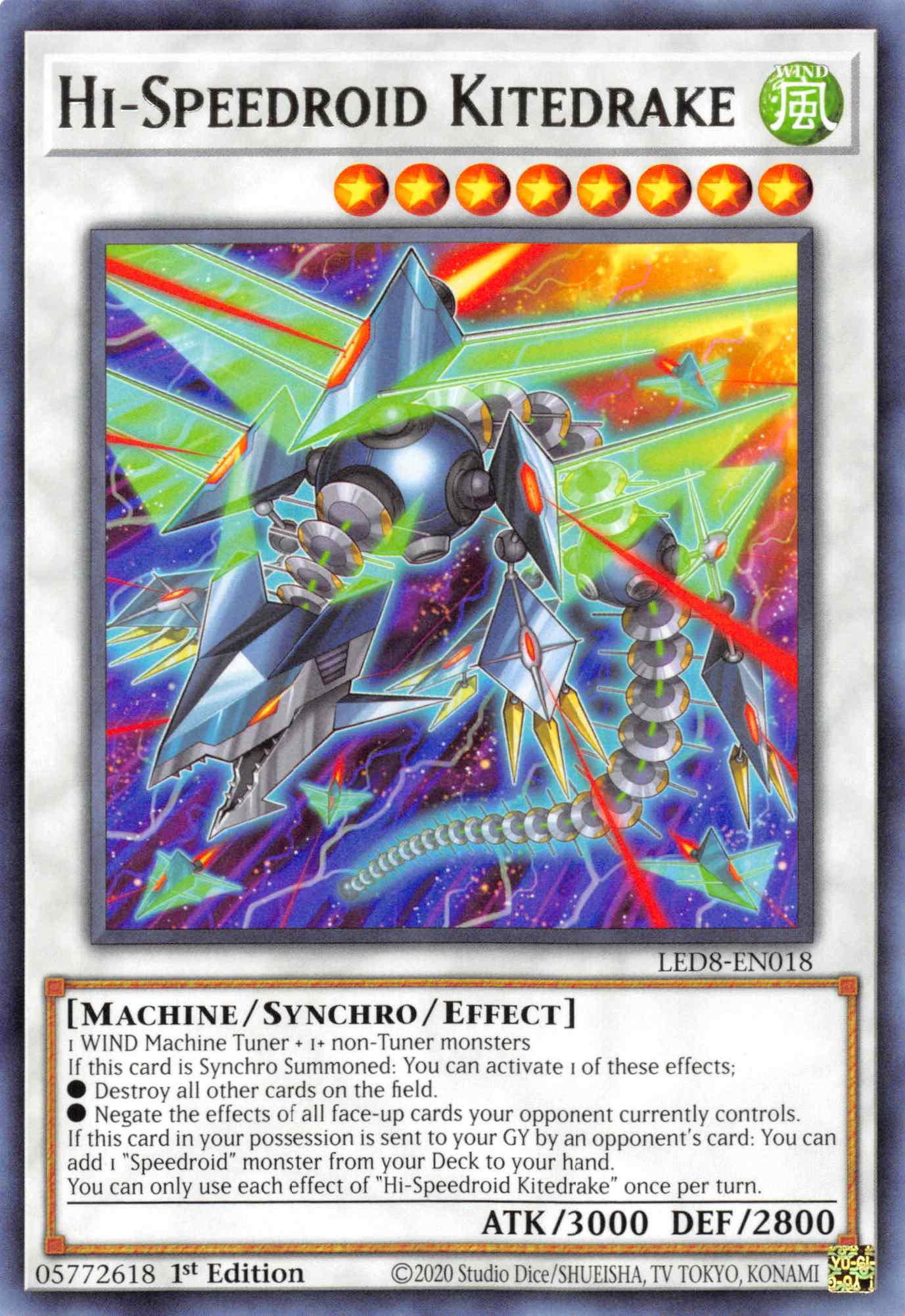 Hi-Speedroid Kitedrake [LED8-EN018] Rare | Good Games Adelaide SA