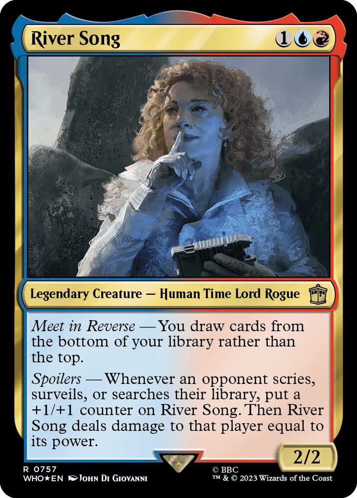 River Song 757 (Universes Beyond: Doctor Who)  - Foil | Good Games Adelaide SA