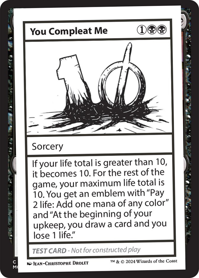 You Compleat Me  (Mystery Booster 2 Playtest Cards)  | Good Games Adelaide SA