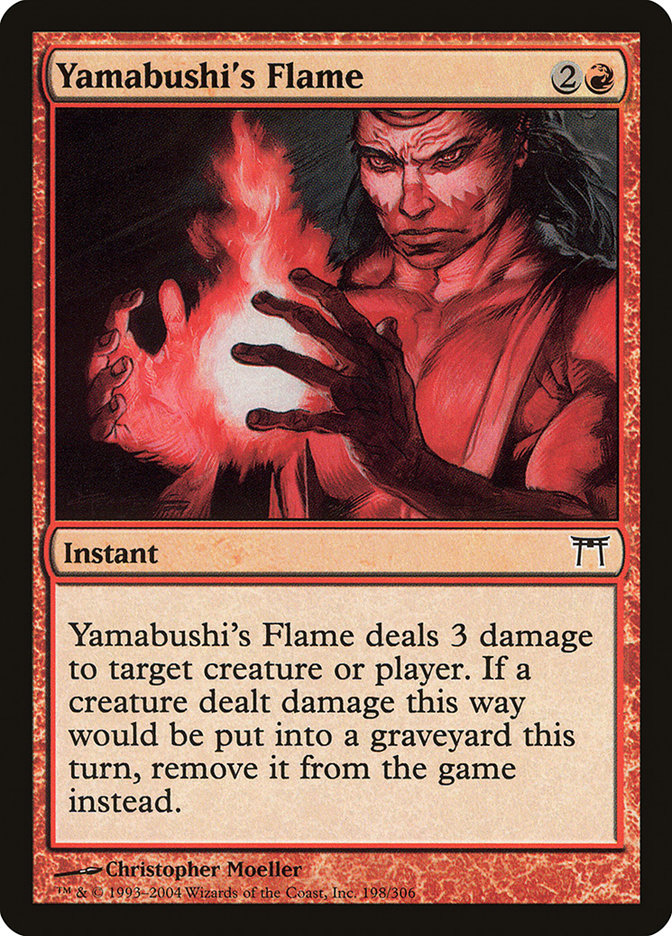 Yamabushi's Flame 198 (Champions of Kamigawa)  - Foil | Good Games Adelaide SA
