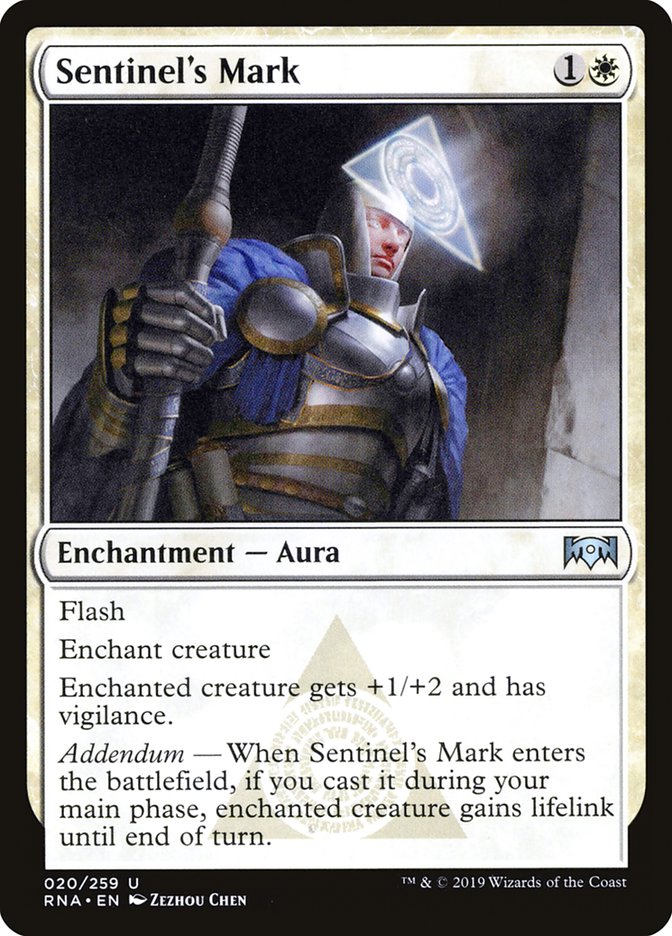 Sentinel's Mark 20 (Ravnica Allegiance)  - Foil | Good Games Adelaide SA