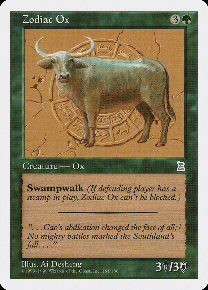 Zodiac Ox 161 (Portal Three Kingdoms)  | Good Games Adelaide SA
