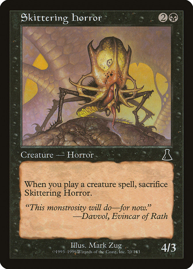 Skittering Horror 70 (Urza's Destiny)  - Foil | Good Games Adelaide SA