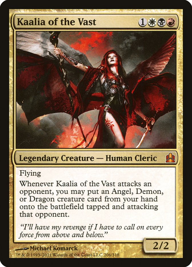 Kaalia of the Vast [Commander 2011] | Good Games Adelaide SA