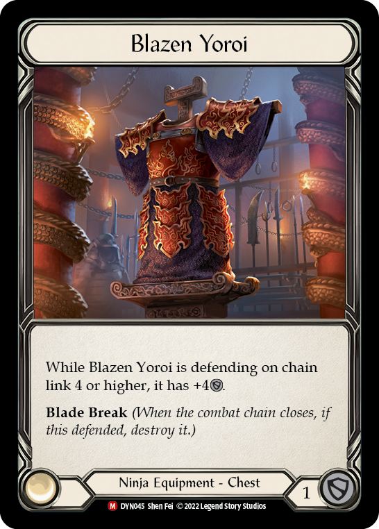 Blazen Yoroi [DYN045] (Dynasty) | Good Games Adelaide SA