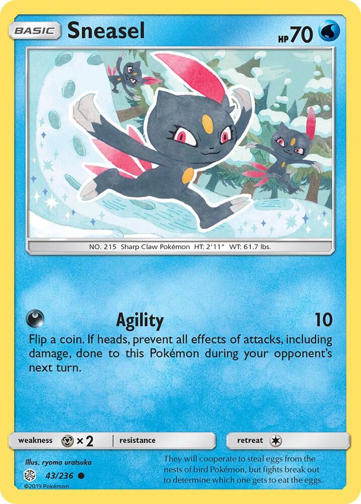 Sneasel 43/236 (SM - Cosmic Eclipse)  | Good Games Adelaide SA
