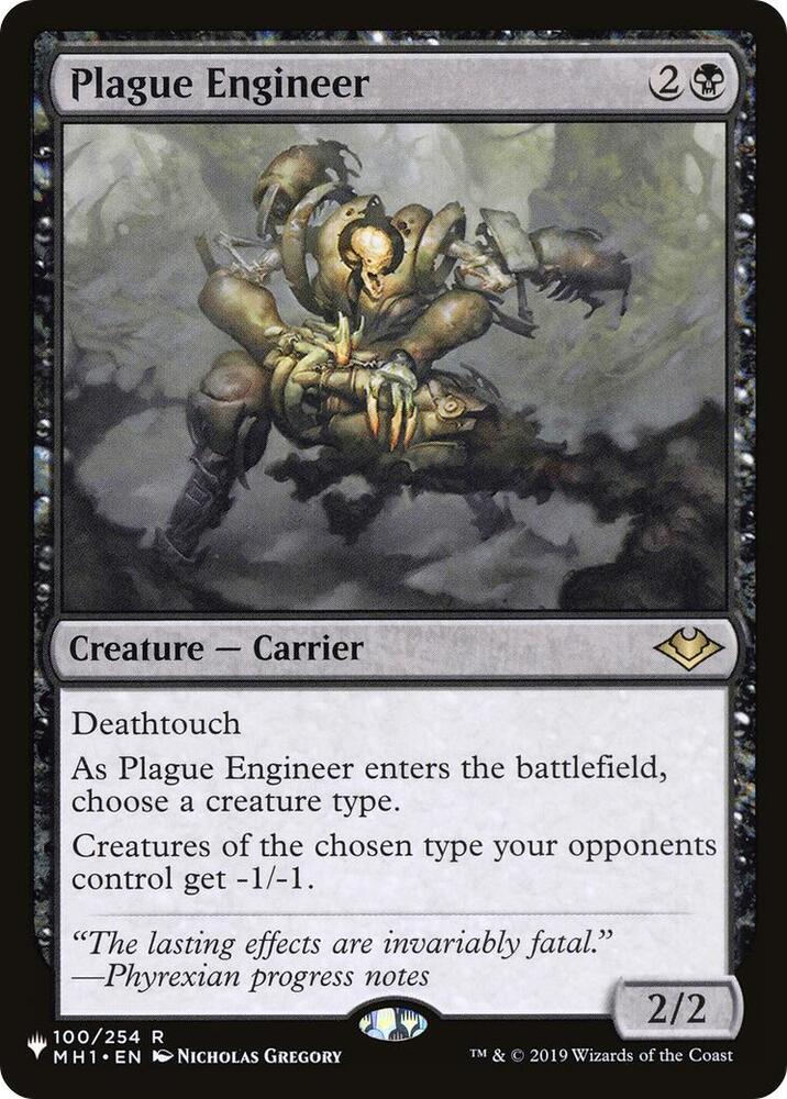 Plague Engineer 100/254 (The List Reprints)  | Good Games Adelaide SA