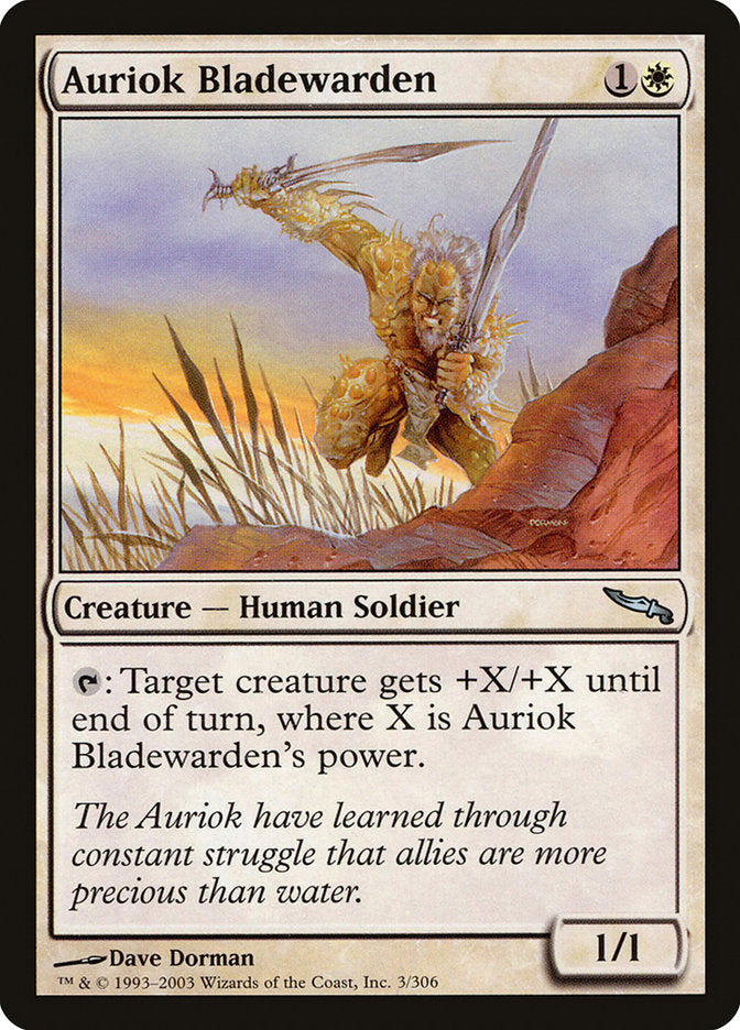 Auriok Bladewarden [Mirrodin] | Good Games Adelaide SA