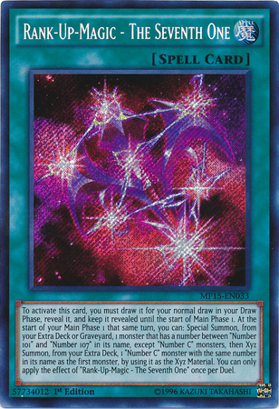 Rank-Up-Magic - The Seventh One [MP15-EN033] Secret Rare | Good Games Adelaide SA