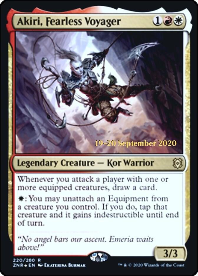 Akiri, Fearless Voyager 220 (Prerelease Cards)  - PreRelease Foil | Good Games Adelaide SA