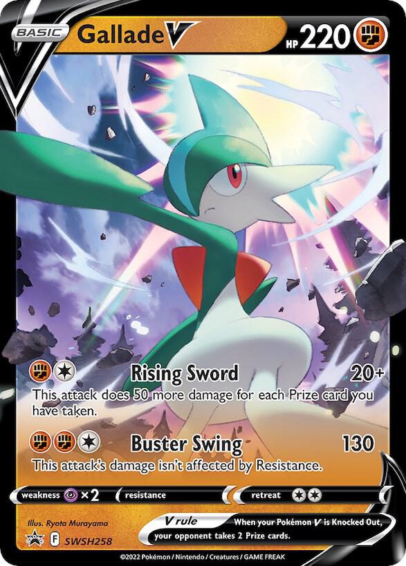 Gallade V SWSH258 (SWSH: Sword & Shield Promo Cards)  - Holofoil | Good Games Adelaide SA