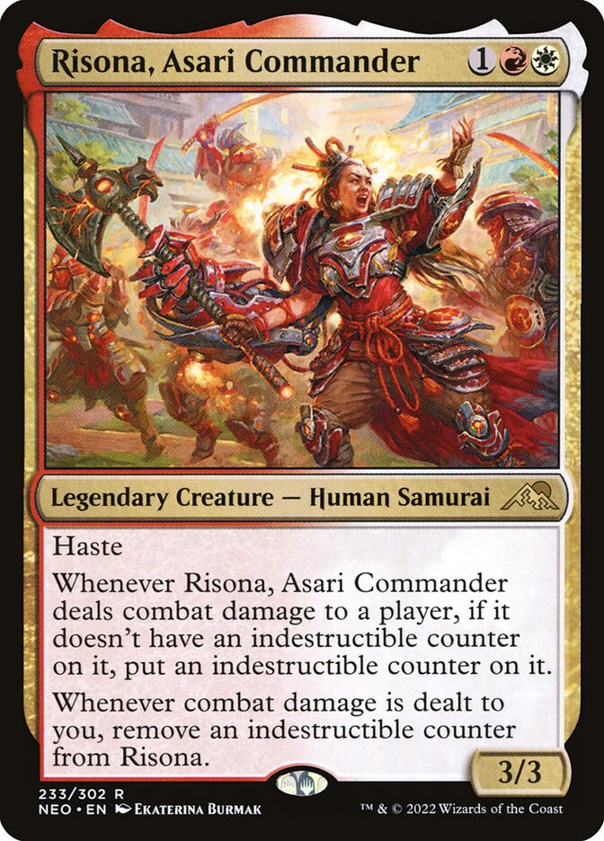Risona, Asari Commander 233 (Kamigawa: Neon Dynasty)  | Good Games Adelaide SA