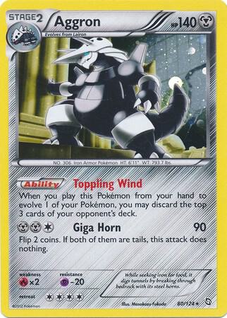 Aggron 80 124 Cosmos Holo 080/124 (Blister Exclusives)  - Holofoil | Good Games Adelaide SA