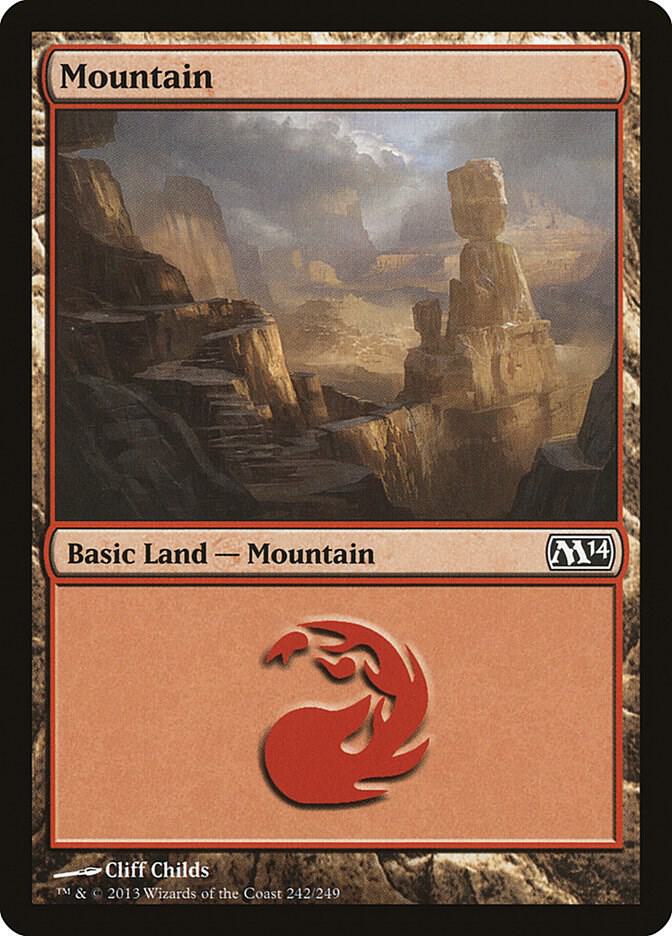Mountain 242 (Magic 2014 (M14))  - Foil | Good Games Adelaide SA
