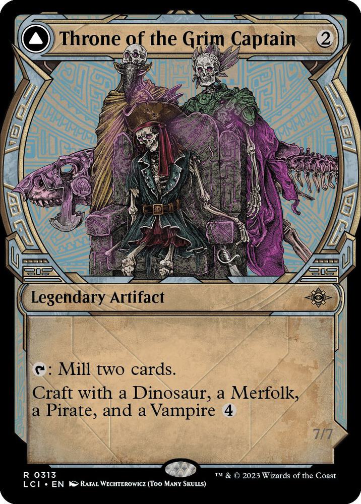 Throne of the Grim Captain // The Grim Captain 313 (The Lost Caverns of Ixalan)  | Good Games Adelaide SA