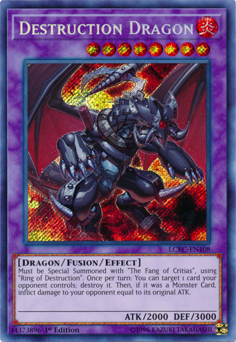 Destruction Dragon [LCKC-EN108] Secret Rare | Good Games Adelaide SA