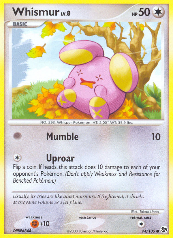 Whismur (94/106) [Diamond & Pearl: Great Encounters] | Good Games Adelaide SA