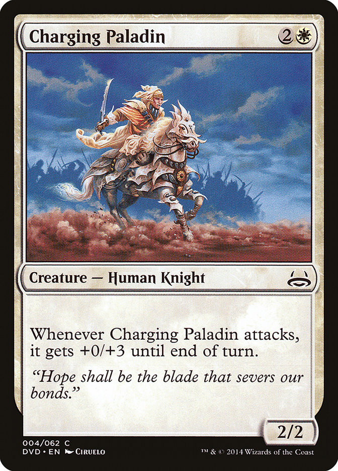 Charging Paladin (Divine vs. Demonic) [Duel Decks Anthology] | Good Games Adelaide SA