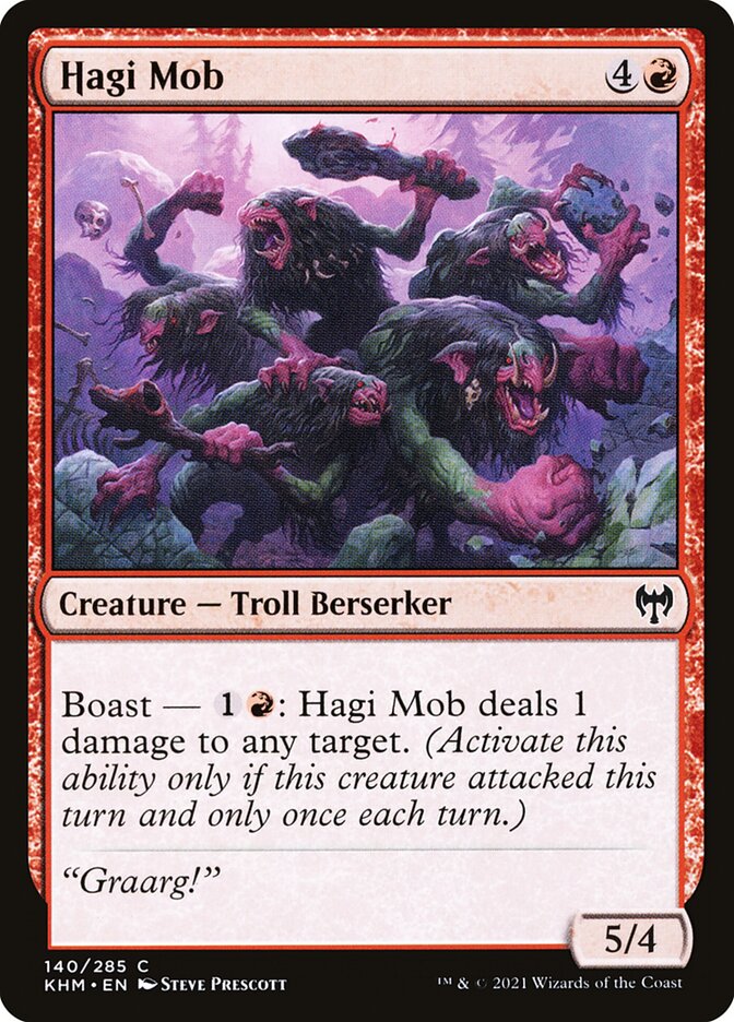 Hagi Mob 140 (Kaldheim)  - Foil | Good Games Adelaide SA
