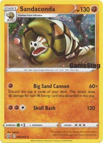 Sandaconda Gamestop Exclusive 082/163 (Miscellaneous Cards & Products)  - Holofoil | Good Games Adelaide SA