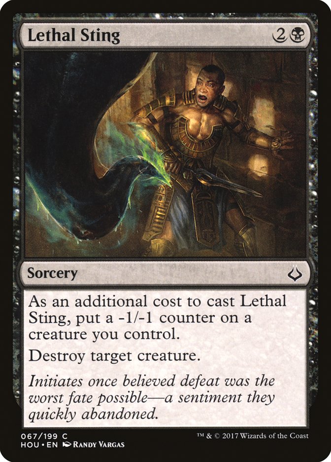 Lethal Sting 67 (Hour of Devastation)  - Foil | Good Games Adelaide SA