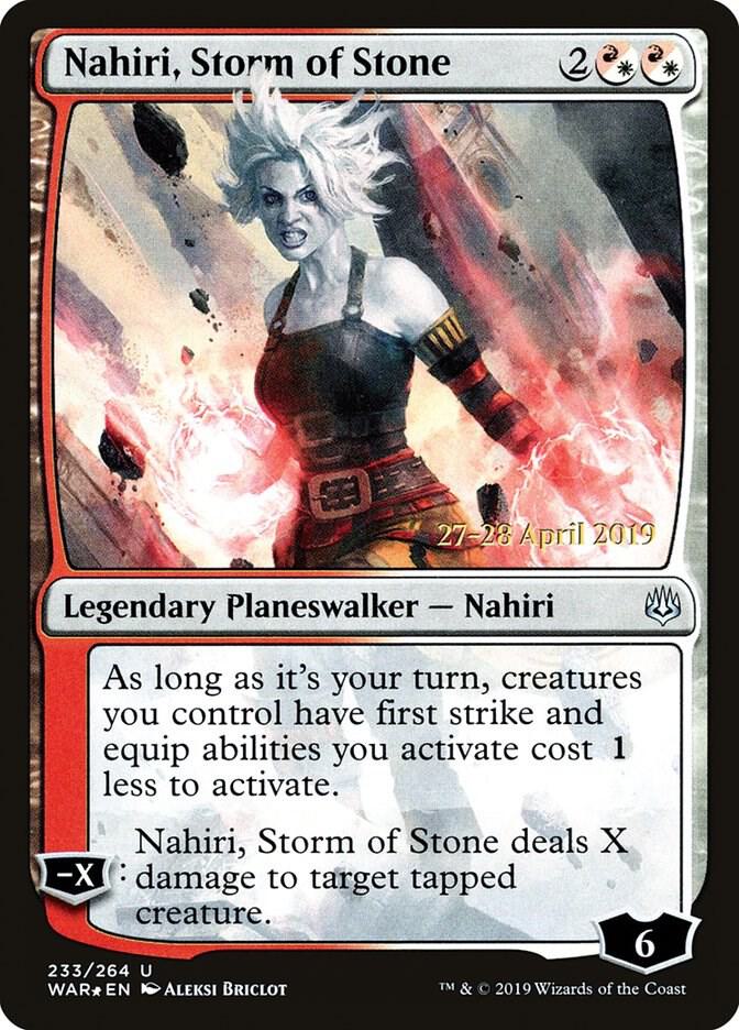 Nahiri Storm of Stone 233 (Prerelease Cards)  - Foil | Good Games Adelaide SA