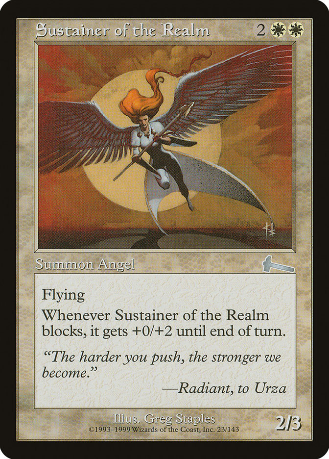 Sustainer of the Realm [Urza's Legacy] | Good Games Adelaide SA