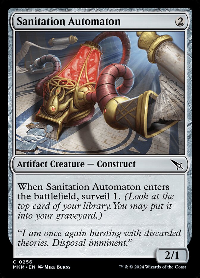 Sanitation Automaton 256 (Murders at Karlov Manor)  - Foil | Good Games Adelaide SA