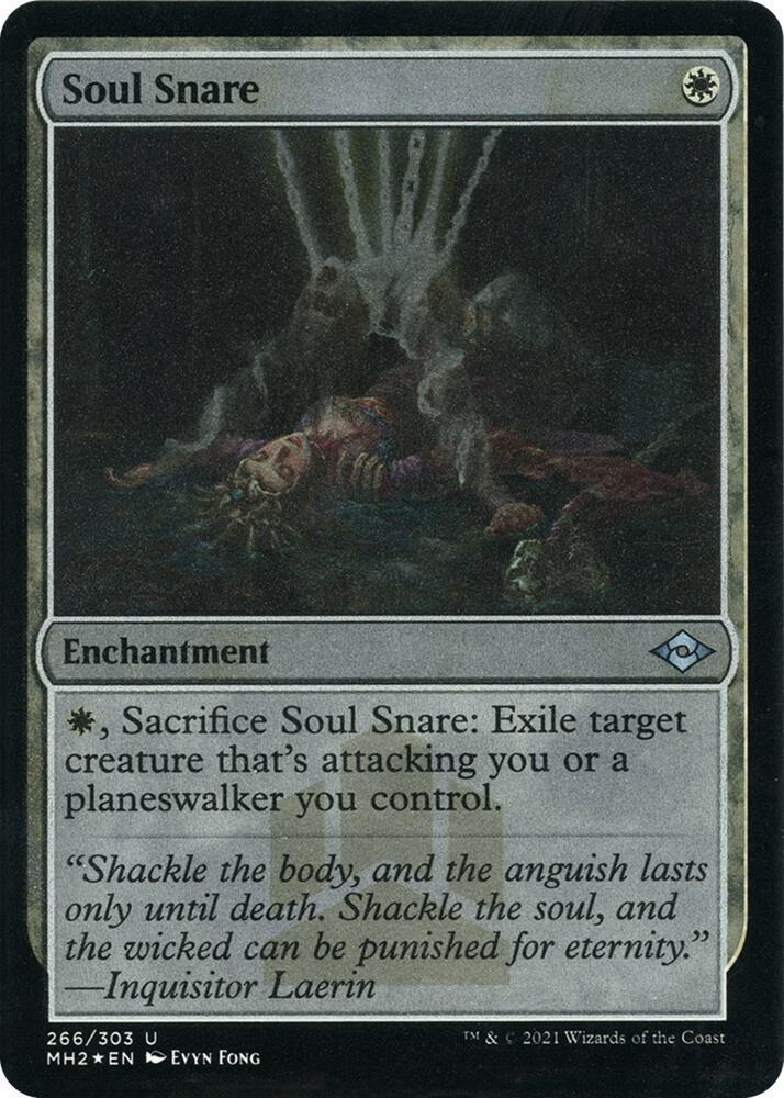 Soul Snare Foil Etched 266 (Modern Horizons 2)  - Foil | Good Games Adelaide SA