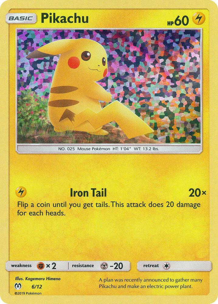 Pikachu 6 12 006/012 (McDonald's Promos 2019)  - Holofoil | Good Games Adelaide SA