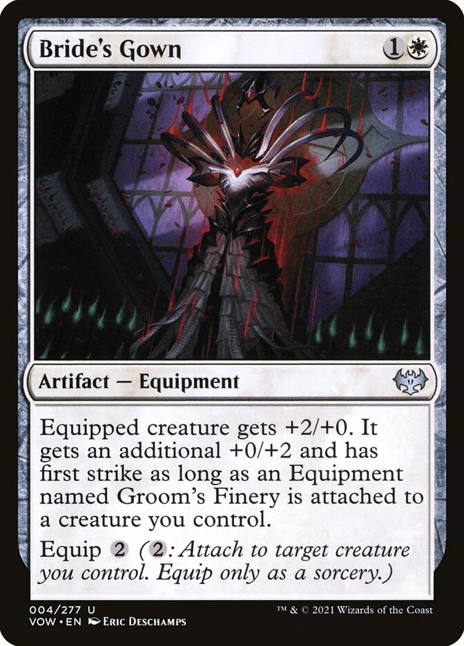 Bride's Gown 4 (Innistrad: Crimson Vow)  - Foil | Good Games Adelaide SA