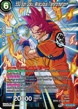 SSG Son Goku, Miraculous Transformation [BT16-024] | Good Games Adelaide SA