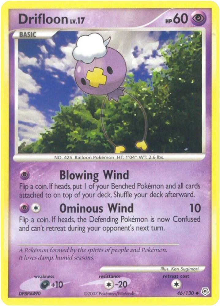 Drifloon 46/130 (Diamond and Pearl)  - Reverse Holofoil | Good Games Adelaide SA
