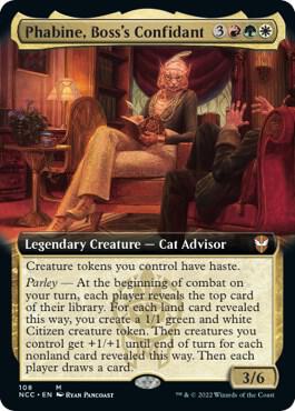 Phabine Bosss Confidant Extended Art 108 (Commander: Streets of New Capenna)  | Good Games Adelaide SA