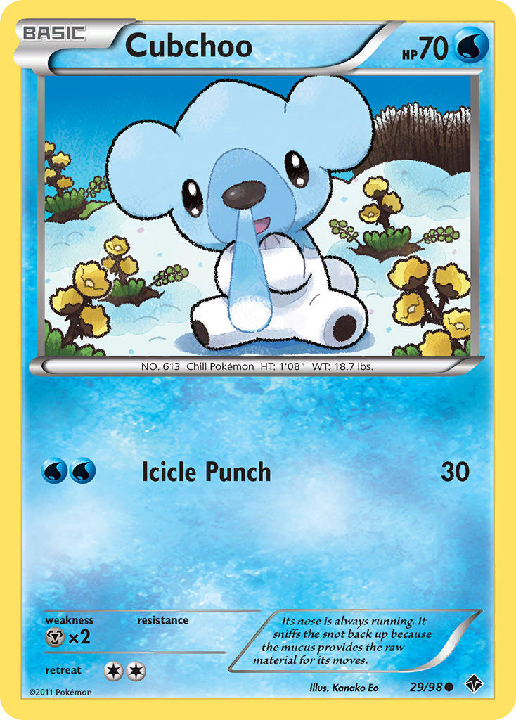 Cubchoo (29/98) [Black & White: Emerging Powers] | Good Games Adelaide SA