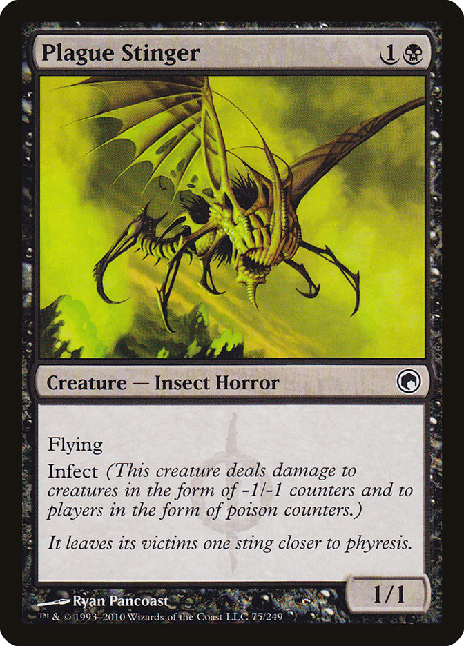 Plague Stinger [Scars of Mirrodin] | Good Games Adelaide SA