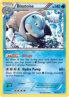 Blastoise 16 101 BW Plasma Blast 016/101 (Deck Exclusives)  | Good Games Adelaide SA