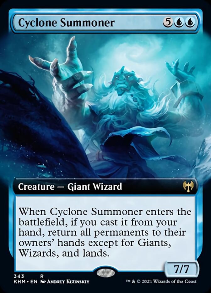 Cyclone Summoner (Extended Art) [Kaldheim] | Good Games Adelaide SA