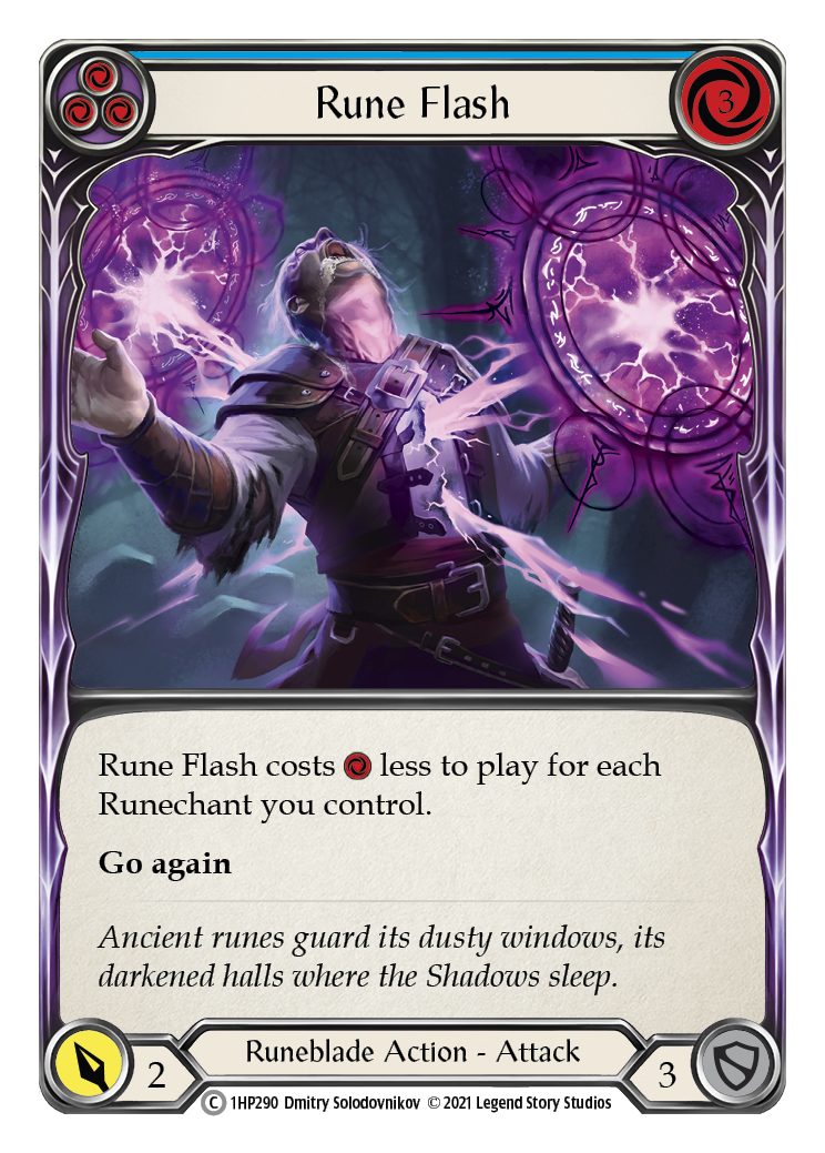 Rune Flash (Blue) [1HP290] | Good Games Adelaide SA